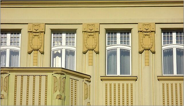 Kamienica Mickiewicza 9 - dekoracja fasady, Bydgoszcz 85-071 - Zdjęcia