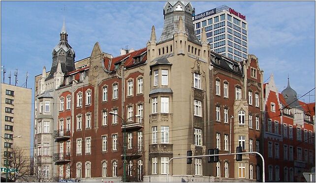 Katowice - Al. Korfantego (Piastowka 1, Moniuszki 3), Katowice 40-005 - Zdjęcia