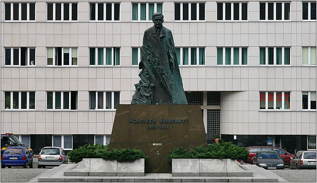 Katowice - Pomnik Wojciecha Korfantego 01, Sienkiewicza Henryka 24 40-031 - Zdjęcia