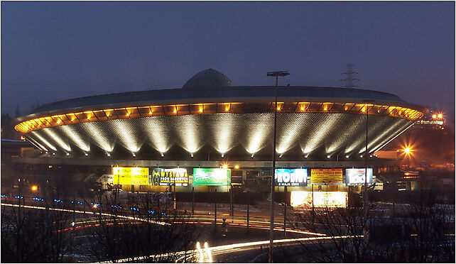 Katowice - Spodek by night, Korfantego Wojciecha, al. 35, Katowice 40-160 - Zdjęcia