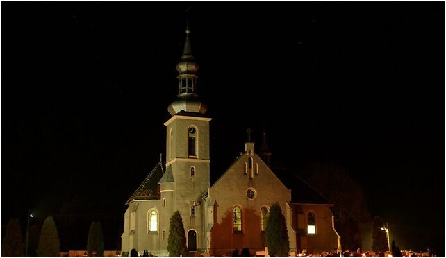Kotulin - church at night 6, Kolejowa 2, Kotulin 44-180 - Zdjęcia