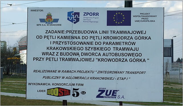Krakov, Prądnik Biały, rekonstrukce tramvajové trati, Kraków 31-272 - Zdjęcia