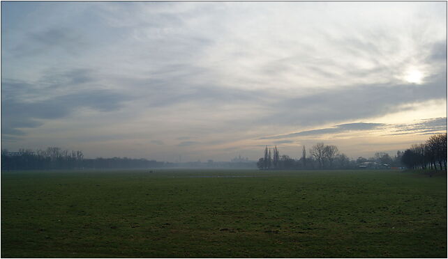Krakow Blonia (Meadow) view to E,Krakow,Poland, Kraków od 30-062 do 30-063 - Zdjęcia