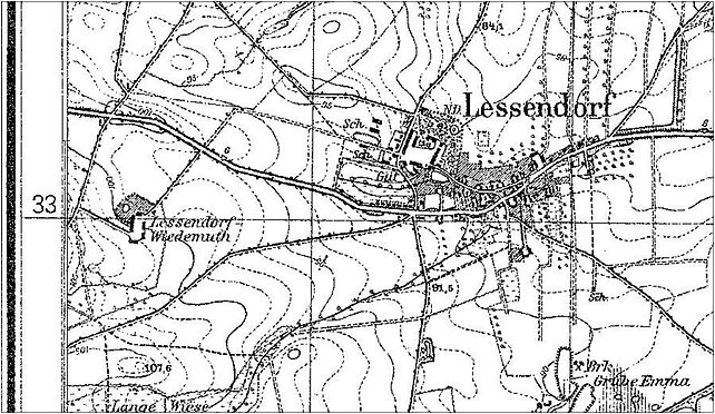 Messtischblatt nr 4260 Beuthen (Lessendorf), Lasocin, Lasocin 67-120 - Zdjęcia