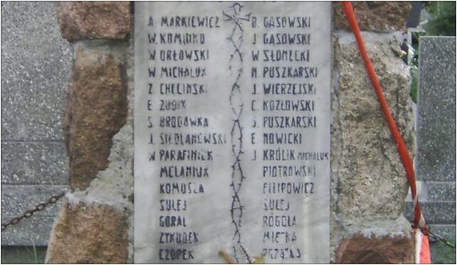Międzyrzec podlaski pomnik ofiar pogromu niemieckiego, Graniczna 7 21-560 - Zdjęcia