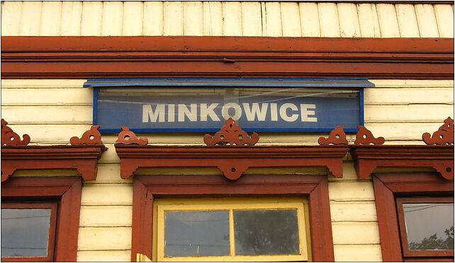 Minkowice drewniany dworzec2, Minkowice, Minkowice 21-007 - Zdjęcia