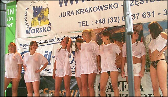 Miss Mokrego Podkoszulka, Morsko 2008, scena, Zamkowa, Zawiercie 42-400 - Zdjęcia