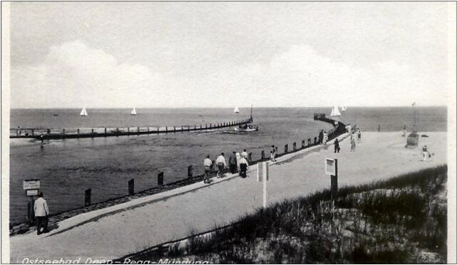 Mrzezyno estuary-old postcard1-Stengel, Marynarska, Mrzeżyno 72-330 - Zdjęcia