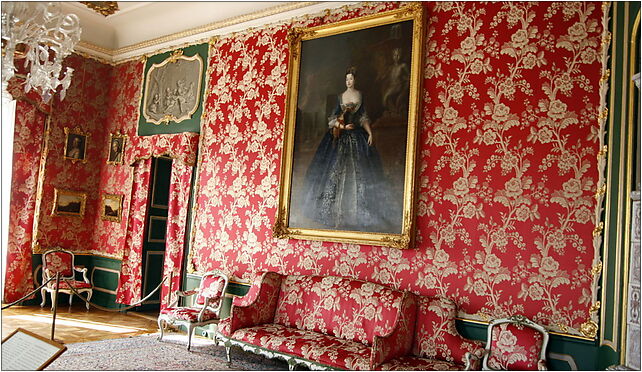 Nieborów Palace - The Red Drawing-room, Nieborów, Brzóstowa 99-416 - Zdjęcia