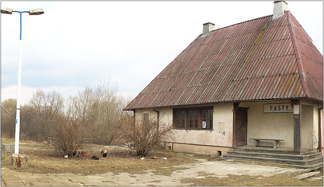 Podlaskie - Dobrzyniewo Duże - Fasty - Fasty train station 16-002 - Zdjęcia