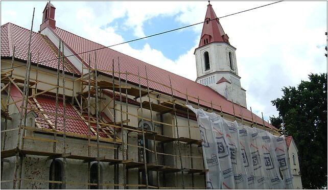 Podlaskie - Knyszyn - Knyszyn - kosciol pw. sw Jana Apostola i Ewangelisty - tyl 19-120 - Zdjęcia