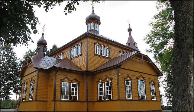 Podlaskie - Michałowo - Juszkowy Gród - Cerkiew NNMP - PStronaTył - v-SW 16-050 - Zdjęcia