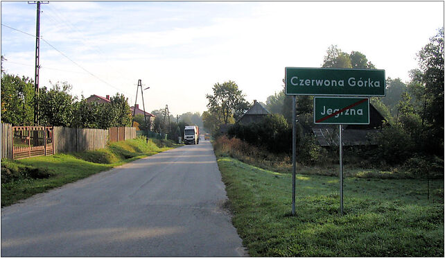 POL Czerwona Górka, początek wsi, Podzagnańszcze, Podzagnańszcze 26-140 - Zdjęcia