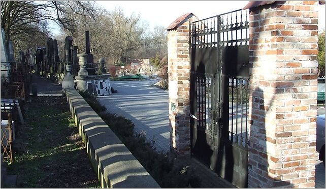 POL Warsaw JCP cemetery gate4, Anielewicza Mordechaja, Warszawa od 01-042 do 01-063 - Zdjęcia