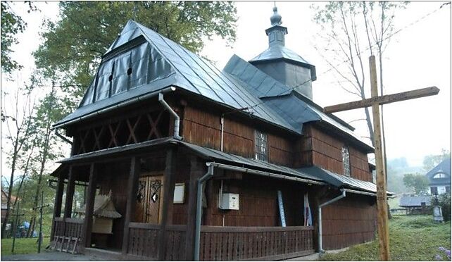 Poland Rabe - wooden church, Rabe, Rabe 38-710 - Zdjęcia