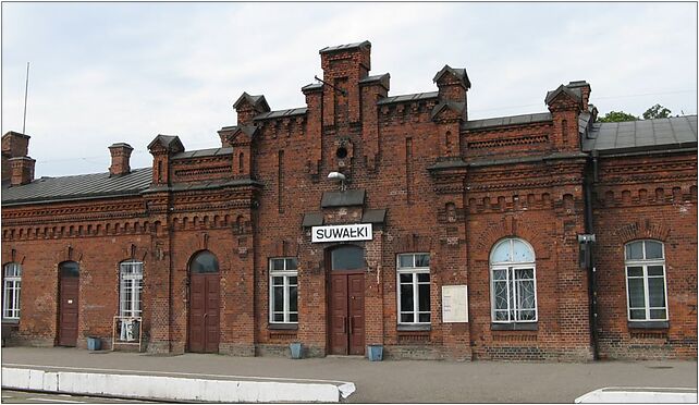 Poland Suwalki Railway station (platform side view), Kolejowa 22 16-400 - Zdjęcia