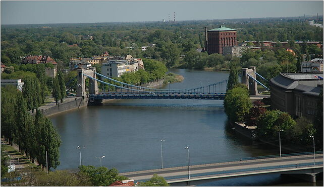 Poland Wroclaw - Grunwaldzki Bridge, Wybrzeże Słowackiego Juliusza 50-383 - Zdjęcia
