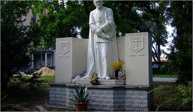 Pomnik św. Eugeniusza de Mazenod w Lublińcu, Cegielniana 42-700 - Zdjęcia