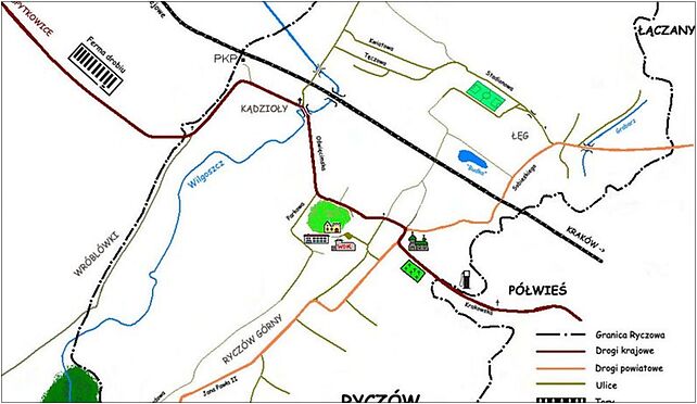 Ryczów (woj małopolskie)-mapa, Oświęcimska, Ryczów 34-115 - Zdjęcia