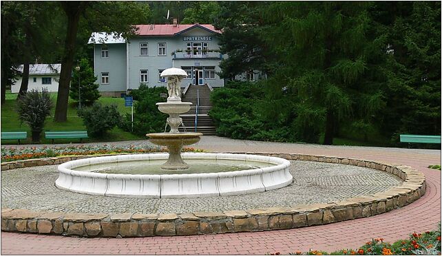 Rymanów-Zdrój willa Opatrzność fontanna 2008-07-22, Berdelówka 38-481 - Zdjęcia