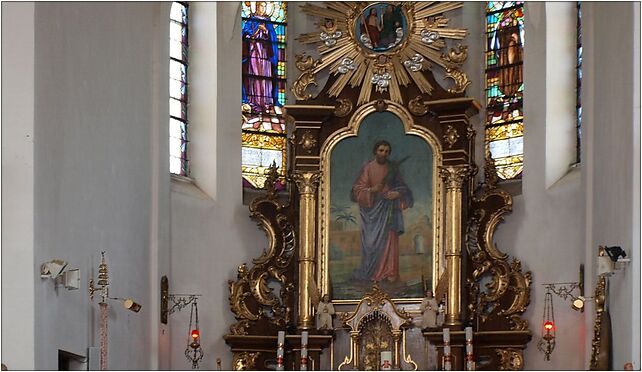 Samocice, parish church, picture of the Apostle Bartholomew 33-220 - Zdjęcia