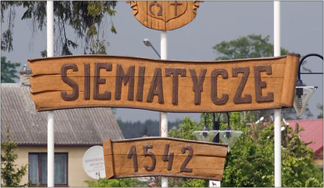 Siemiatycze rondo herb, Jana Pawła II, pl.19690 16, Siemiatycze 17-300 - Zdjęcia