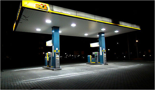 St1 petrol station in Poland, 3 Maja, Chorzów 41-500 - Zdjęcia