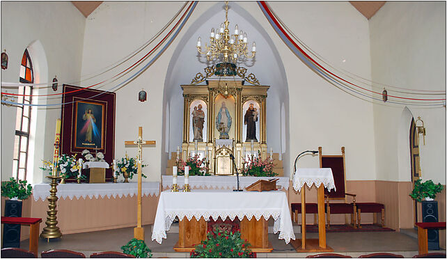 Tolkmicko kosciol polsko katolicki wnetrze, Mazurska, Tolkmicko 82-340 - Zdjęcia