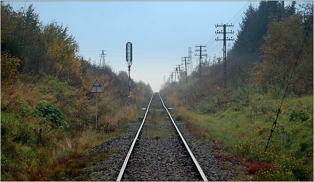 Trzebiatów - Linia kolejowa nr 402, kier. Płoty, Trzebiatów 72-320 - Zdjęcia