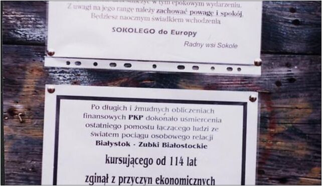 Uroczyste pożegnanie pociągu w Sokolem, Sokole, Sokole 16-050 - Zdjęcia