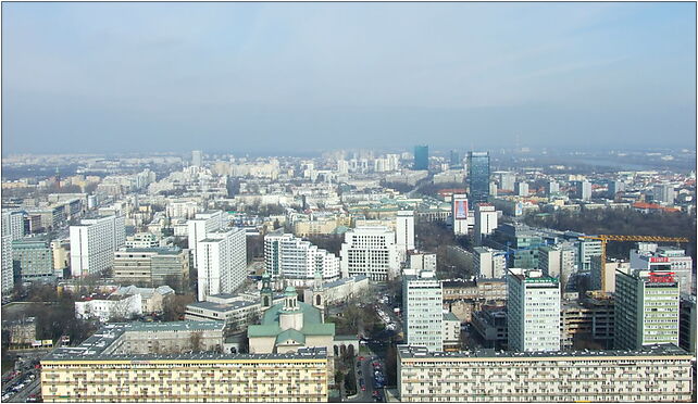 Varšava, Śródmieście, pohled z PKiN (sever), Defilad, pl. 1 00-901 - Zdjęcia