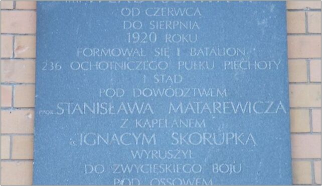 WładysławIV tablica bitwa, Solidarności, al. 51, Warszawa 03-402 - Zdjęcia