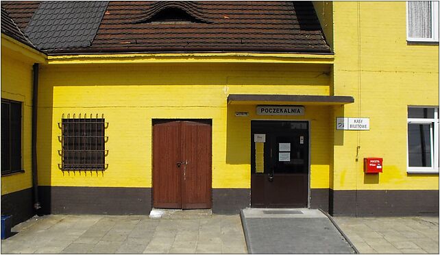 Warka - railway station, main entrance, Grójecka, Warka 05-660 - Zdjęcia