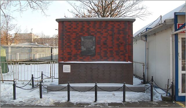 Warszawa tablica przy Halach Banacha, Grójecka, Warszawa od 02-019 do 02-390 - Zdjęcia